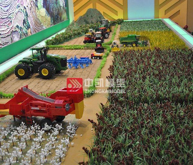農業施工場景模型